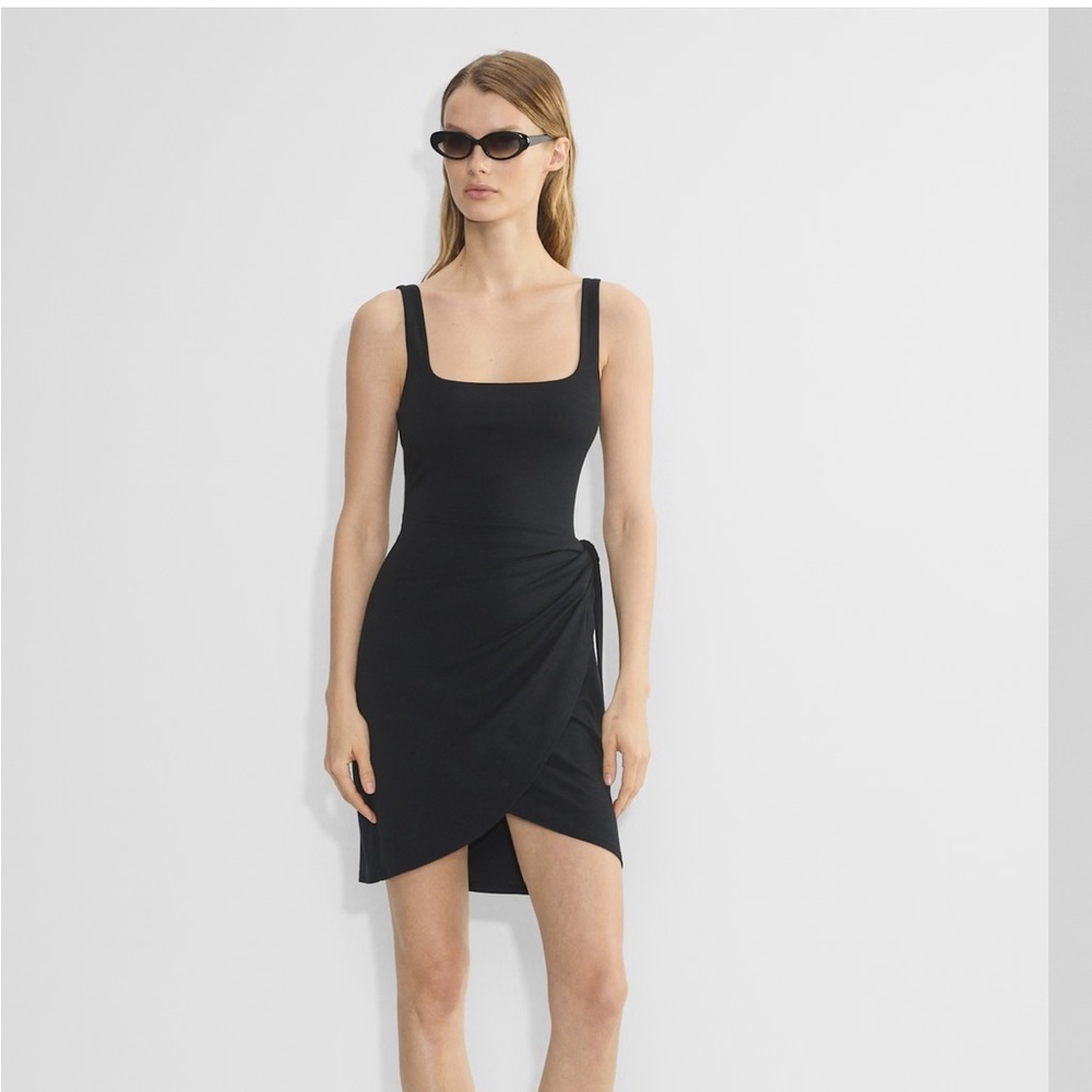Aritzia - Saturn mini wrap dress